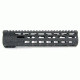 Tacfire AR10 Slim Keymod Free Float Clamp-On Style Hand Guard w/Detachable Rails/10in, Black HG02-308-10