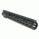 Tacfire AR10 Slim Keymod Free Float Clamp-On Style Hand Guard w/Detachable Rails/12in, Black HG02-308-12