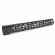 Tacfire AR10 Slim Keymod Free Float Clamp-On Style Hand Guard w/Detachable Rails/16.5in, Black HG02-308-16.5