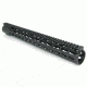 Tacfire AR10 Slim Keymod Free Float Clamp-On Style Hand Guard w/Detachable Rails/16.5in, Black HG02-308-16.5