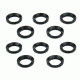 Tacfire AR15/.223 Muzzle Brake Crush Washer/Steel, 10 Pcs, Black MAR059B