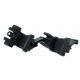 TacFire 45 Degree Offset Deployable Front and Rear Sight, Black, IS008B-45