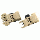 TacFire 45 Degree Offset Deployable Front and Rear Sight, Tan, IS008F-45