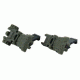 TacFire 45 Degree Offset Deployable Front and Rear Sight, Green, IS008OD-45