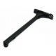 Tacfire AR15/.556 Mil-Spec Charging Handle Aluminum w/Extended Steel Latch, Black MAR092-S