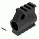 Tacfire AR15/.750 High Profile Gas Block/Mil-Spec/Alum. w/Pin &amp; Top/Bottom Rail, Black MAR003