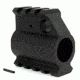 Tacfire AR15/.750 High Profile Gas Block/Mil-Spec/Alum. w/Pin &amp; Top/Bottom Rail, Black MAR003