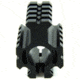 Tacfire AR15/.750 High Profile Quad Rail Barrel Mount/Gas Block/Alum. Glossy Finish, Clamp-On, Black MAR005-H