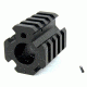 Tacfire AR15/.750 Low Pro Quad Rail Barrel Mount/Gas Block/Alum. Matte Finish, Black MAR004