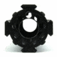 Tacfire AR15 Carbon Fiber Free Float Hand Guard/Detachable Rails/Mid Length/10in, Black HG06-10