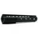 Tacfire AR15 Carbon Fiber Free Float Hand Guard/Detachable Rails/Rifle Length 12in, Black HG06-12