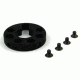 Tacfire AR15 Free Float Hand Guard End Cap/.750 Diameter, Black MAR068