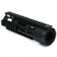 Tacfire AR15 Free Float Quad Rail/Detachable Rails/7in Carbine Length, Black HG03-7