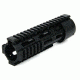 Tacfire AR15 Free Float Quad Rail/Detachable Rails/7in Carbine Length, Black HG03-7