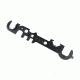 Tacfire AR15/M4/AR10 Combo Wrench Tool, Black, TL019