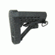 Tacfire AR15 Mil-Spec M4 Style 6-Position Stock W/QD Sling Swivel/Butt Pad, Black, MAR082-G