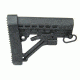 Tacfire AR15 Mil-Spec M4 Style 6-Position Stock W/QD Sling Swivel/Butt Pad, Black, MAR082-G