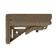 Tacfire AR15 Mil-Spec Premium Style 6-Position Stock W/QD Sling Swivel/Butt Pad, Tan, MAR082S-T