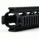 Tacfire AR15 Quad Rail 9in, 2-Piece Drop-In, Black HG01-9