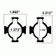 Tacfire AR15 Slim Clamp-On Free Float Quad Rail 12in/Rifle Length, Black HG04-12