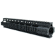 Tacfire AR15 Slim Clamp-On Free Float Quad Rail 15in/Extra Length, Black HG04-15