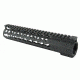 Tacfire AR15 Slim Keymod Free Float Clamp-On Style Hand Guard w/Detachable Rails/12in, Black HG02-12