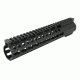 Tacfire AR15 Slim Keymod Free Float Clamp-On Style Hand Guard w/Detachable Rails/12in, Black HG02-12