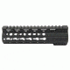 Tacfire AR15 Slim Keymod Free Float Clamp-On Style Hand Guard w/Detachable Rails/7in, Black HG02-7