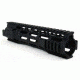 Tacfire AR15 Ultra-Slim Clamp-On Free Float Quad Rail 10in/Mid Length, Version 2, Black HG07-10, EDEMO1