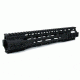Tacfire AR15 Ultra-Slim Clamp-On Free Float Quad Rail 12in/Rifle Length, Version 2, Black HG07-12, EDEMO1