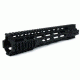 Tacfire AR15 Ultra-Slim Clamp-On Free Float Quad Rail 15in/Extra Length, Version 2, Black HG07-15