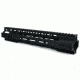 Tacfire AR15 Ultra-Slim Clamp-On Free Float Quad Rail 15in/Extra Length, Version 2, Black HG07-15