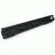 Tacfire AR15 Ultra-Slim Clamp-On Free Float Quad Rail 16.5in/Extended Length, Version 2, Black HG07-16.5
