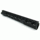 Tacfire AR15 Ultra-Slim Clamp-On Free Float Quad Rail 16.5in/Extended Length, Version 2, Black HG07-16.5