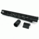 Tacfire AR15 Ultra-Slim Clamp-On Free Float Quad Rail 16.5in/Extended Length, Version 2, Black HG07-16.5