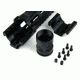 Tacfire AR15 Ultra-Slim Clamp-On Free Float Quad Rail 7in/Carbine Length, Version 2, Black HG07-7