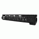 Tacfire AR15 Ultra Slim Clamp-on KeyMod Free Float Hand Guard w/Detachable Rails/GEN 2, Black, 12in, HG10-12
