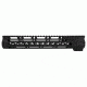 Tacfire AR15 Ultra Slim Clamp-on KeyMod Free Float Hand Guard w/Detachable Rails/GEN 2, Black, 12in, HG10-12