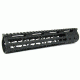 Tacfire AR15 Ultra Slim KeyMod Free Float Hand Guard w/Detachable Rails, Black, 10in, HG09-10