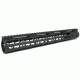 Tacfire AR15 Ultra Slim KeyMod Free Float Hand Guard w/Detachable Rails, Black, 12in, HG09-12, EDEMO1