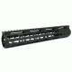 Tacfire AR15 Ultra Slim KeyMod Free Float Hand Guard w/Detachable Rails, Black, 15in, HG09-15