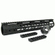 Tacfire AR15 Ultra Slim KeyMod Free Float Hand Guard w/Detachable Rails, Black, 15in, HG09-15