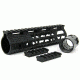 Tacfire AR15 Ultra Slim KeyMod Free Float Hand Guard w/Detachable Rails, Black, 7in, HG09-7