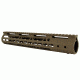 Tacfire AR15 Ultra Slim KeyMod Free Float Hand Guard w/Detachable Rails/Steel. Barrel Nut, Tan, 12in, HG09-T-12, EDEMO1