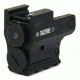 Tacfire Compact/Sub-Compact Pistol Low Temp Green Laser w/Picatinny Rail/Pressure Switch Gen 2, Black LZ002G