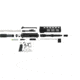TacFire Complete Upper Receiver, AR-15, Lower Parts Kit, AR-15, 5.56mm, 7.5in Barrel, Pistol Length, 7in M-LOK Handguard, Anodized, Black PK556-LPK