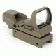 Tacfire Dual Illuminated Reflex Sight With 4 Different Reticles, Tan RD007-T