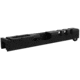 TacFire Glock 17 Slide, Gen3 w/ RMR Cut &amp; Cover Plate 9mm, 416R Steel, Cerakote Finish, Graphite Black, Small, GLKSL-17