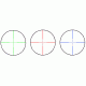 Tacfire Illuminated Red/Green/Blue P4 Sniper Reticle