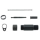 TacFire Short Pistol Buffer Tube Kit w/ QD Endplate, 3.5 in, Black, Small, MAR139-C